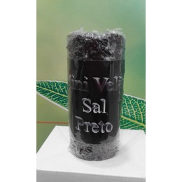 Vela de sal negra