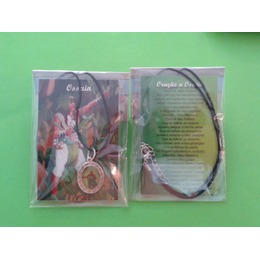 Medalha Orixá Ossain com fio
