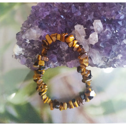 Pulseira Mineral Olho de Tigre