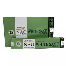 Inc. Golden Nag Champa White Sage 15 grs (1unid.)