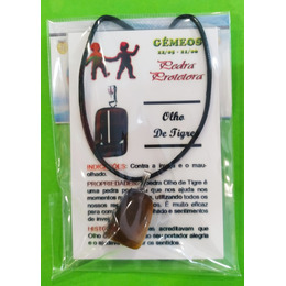 Pedra do signo Gêmeos com fio