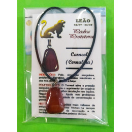 Pedra do signo Leão com fio