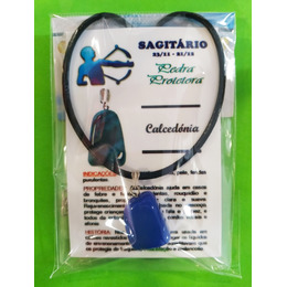 Pedra do signo Sagitário com fio