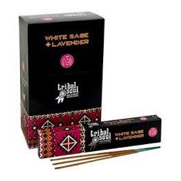 Incenso Tribal Soul White Sage + Lavander 15gr (1unid)