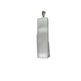 Pendente Selenite em Bruto und