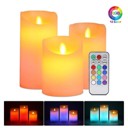 Velas Sem Chama - Led Conj.3 unid.