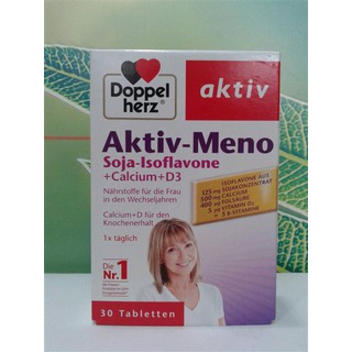 AKTIV- MENO ISOFLAVONAS DE SOJA + CALCIO + D3 (menopausa)